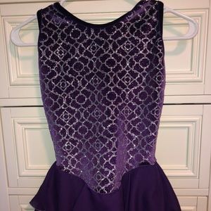 Purple Size 10-12 Jerry's Skating World Dress
